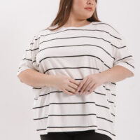 Alternative view of Remera Básica RAYADA