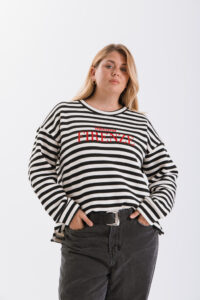 Buzo cuello redondo RAYADO