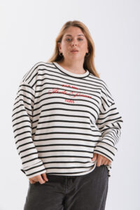 Buzo cuello redondo RAYADO