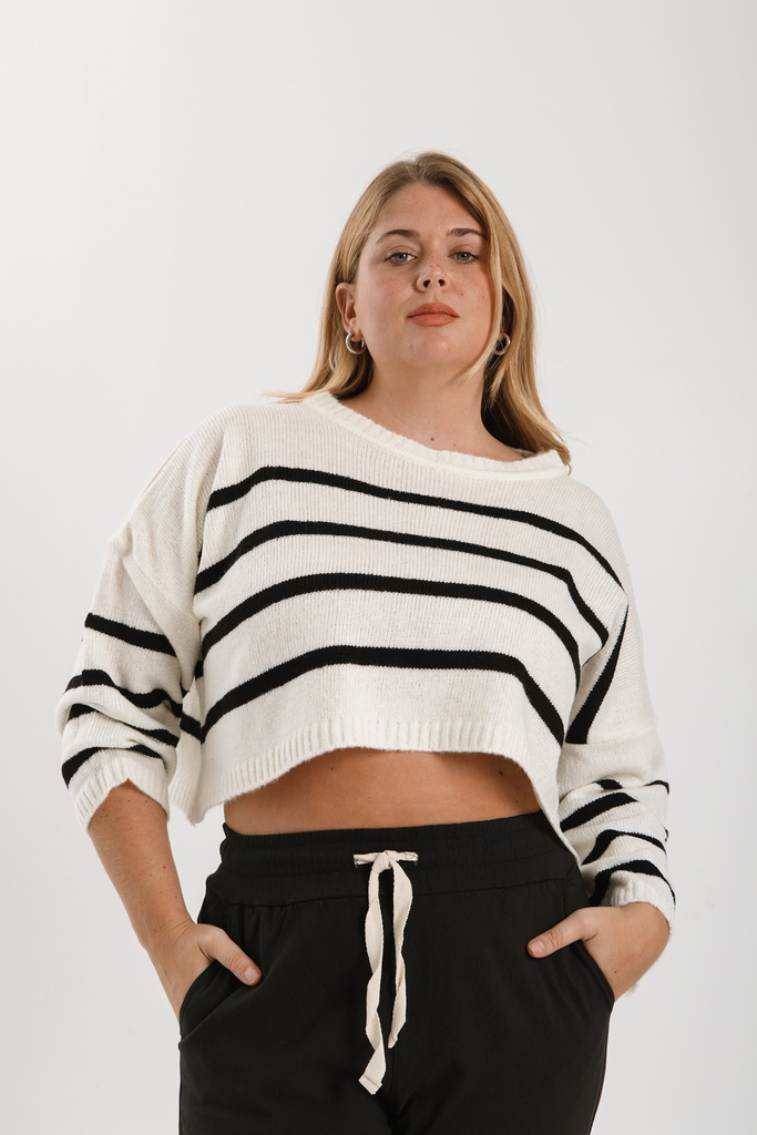 Suéter Crop Top RAYADO - Image 6