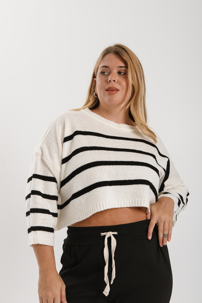 Suéter Crop Top RAYADO - Image 9