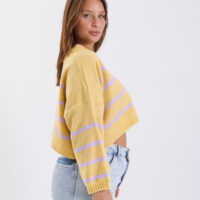 Alternative view of Suéter Crop Top RAYADO