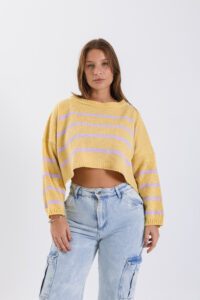 Suéter Crop Top RAYADO