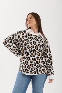 Alternative view of Suéter LEOPARD