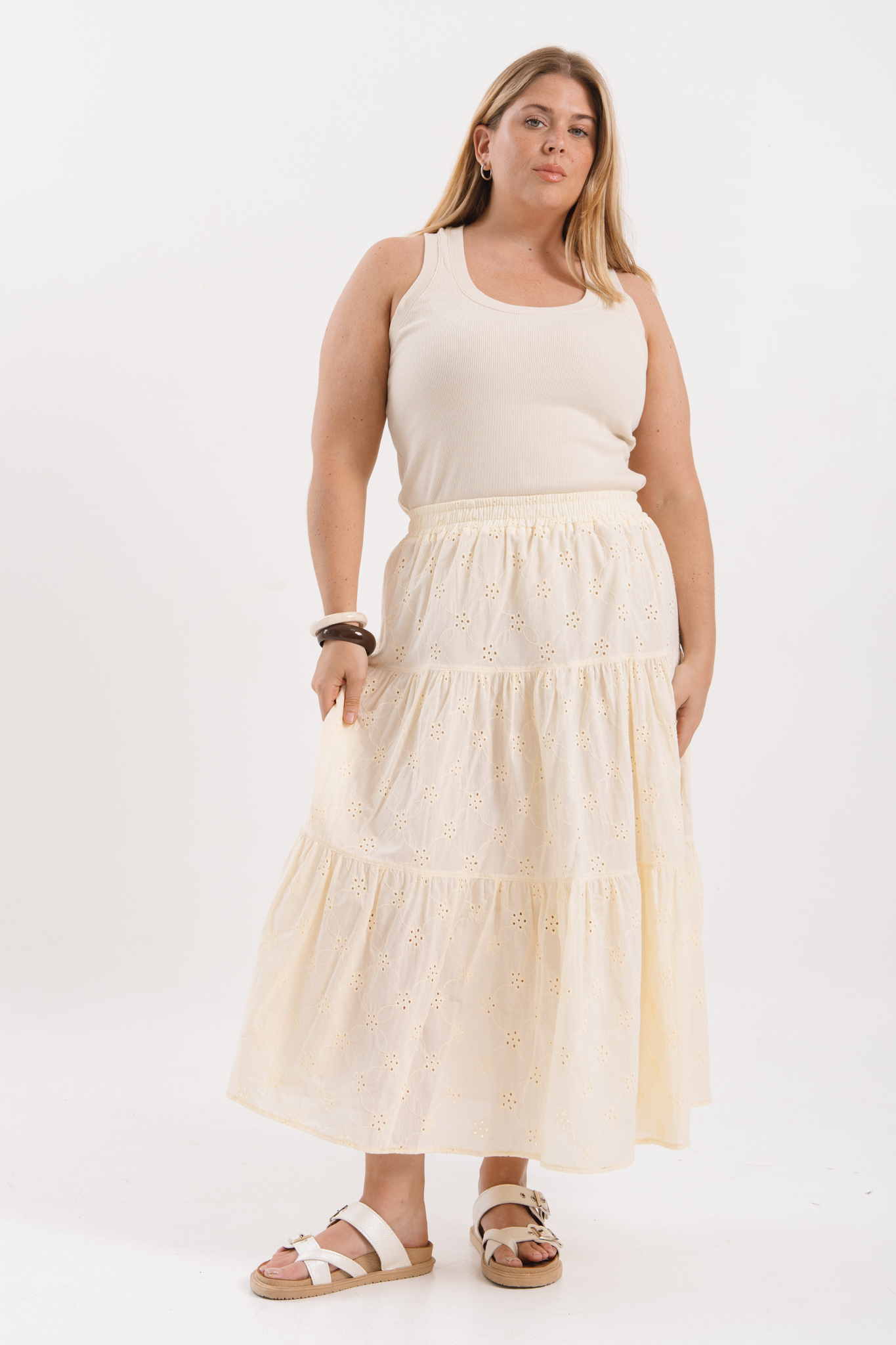 Pollera Larga Broderie