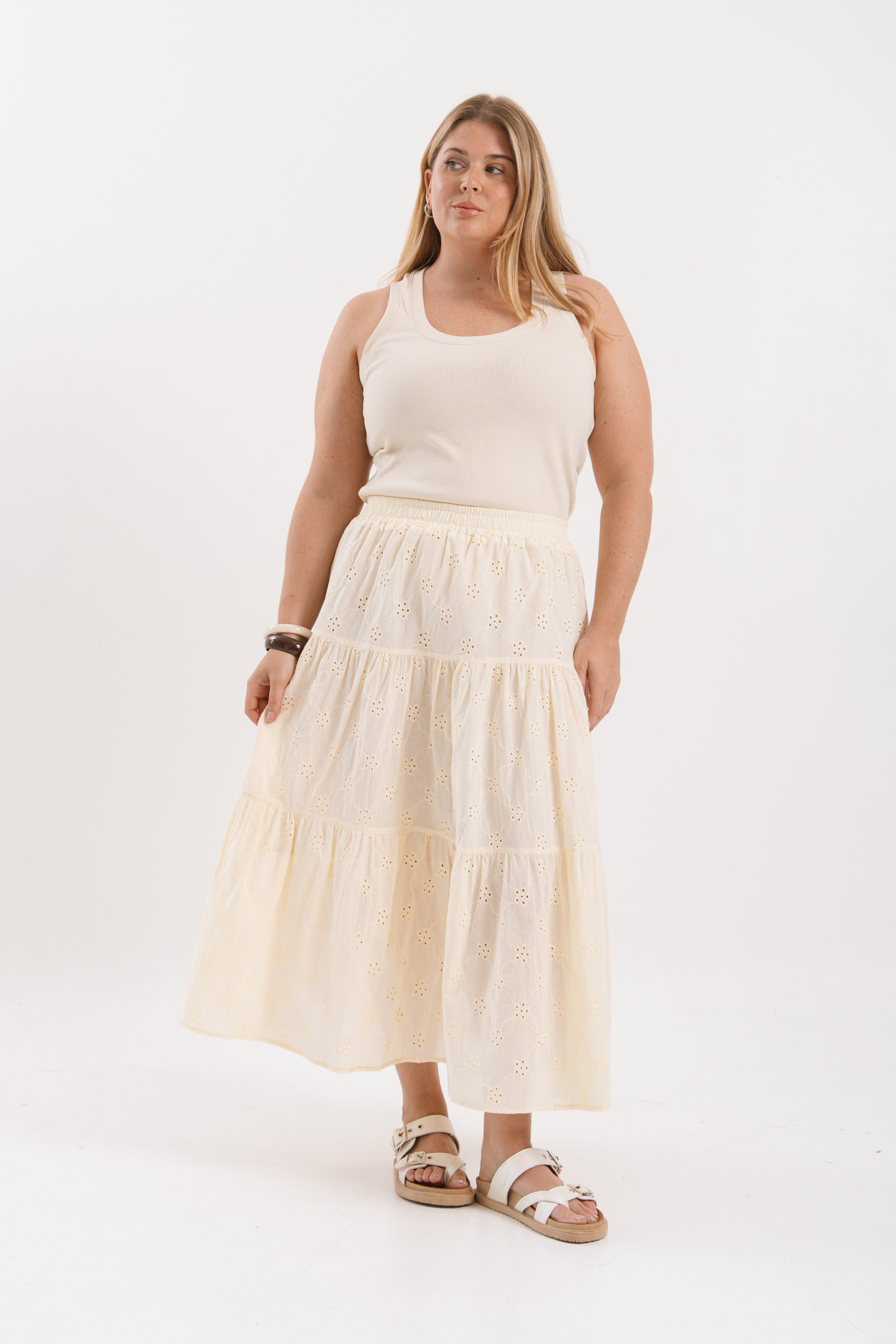 Pollera Larga Broderie - Imagen 6