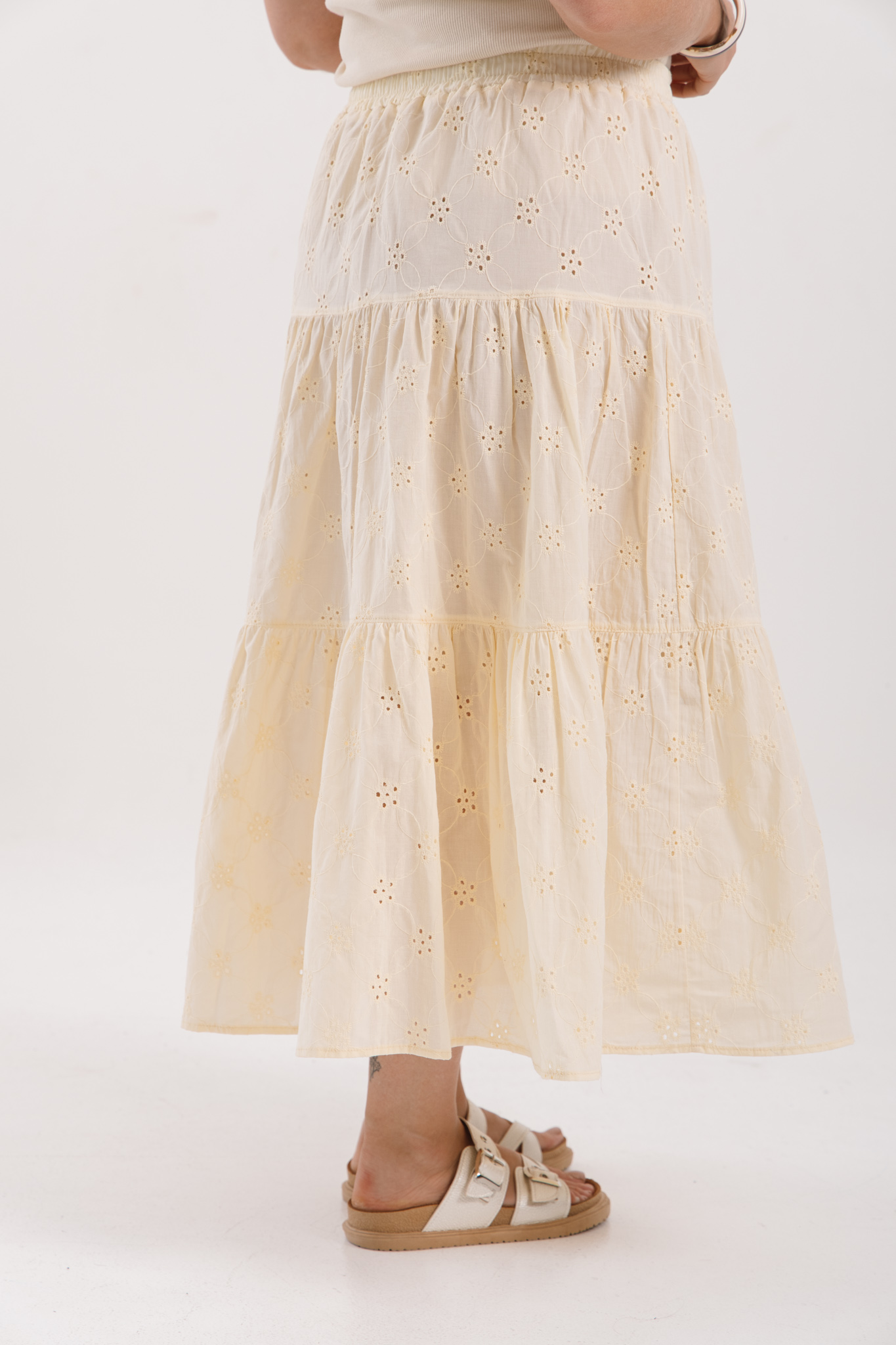 Pollera Larga Broderie - Imagen 7