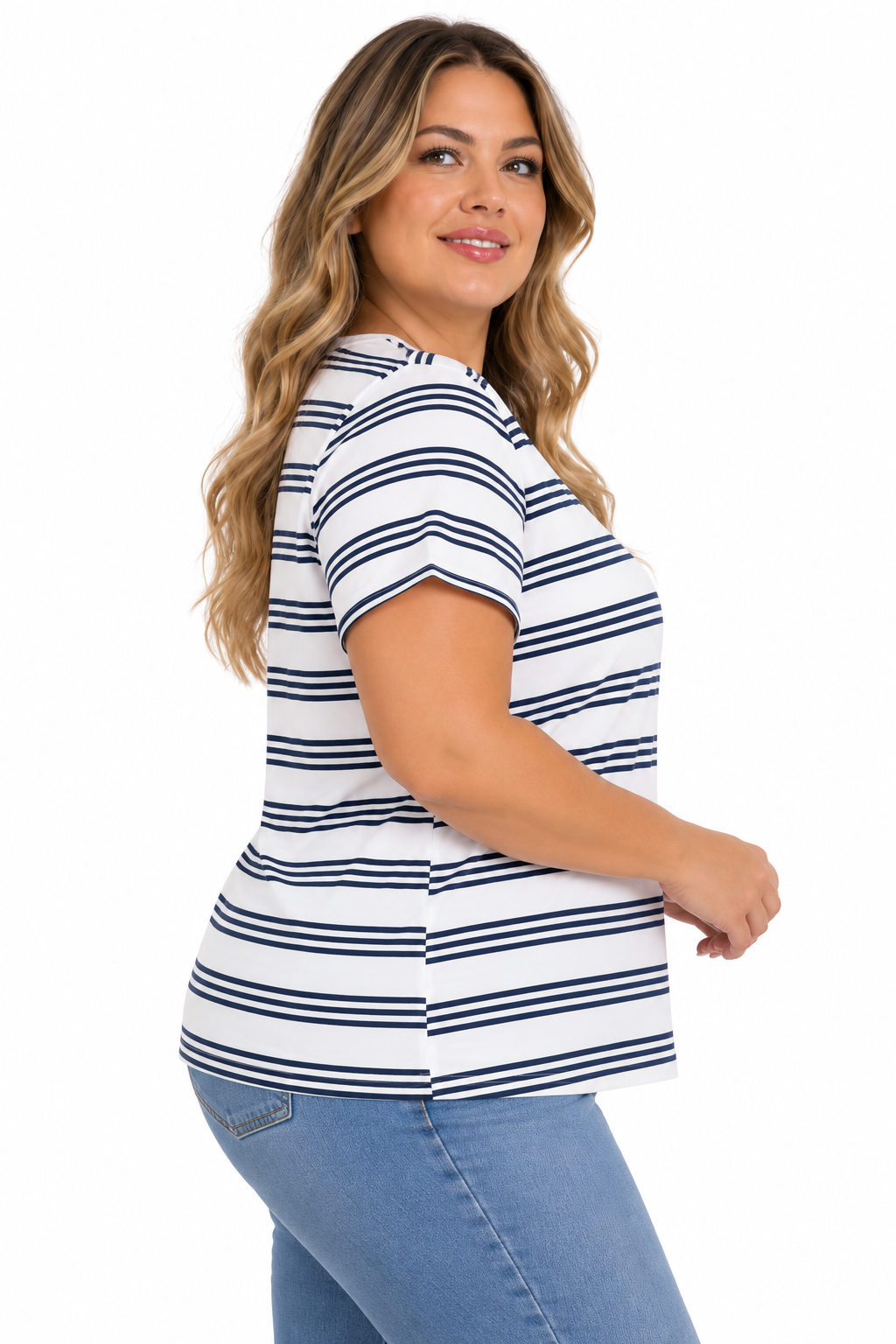 Remera básica RAYADA - Imagen 3