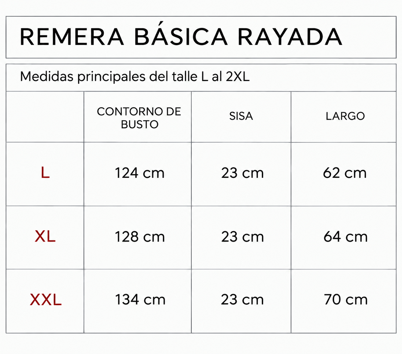 Remera básica RAYADA - Imagen 5